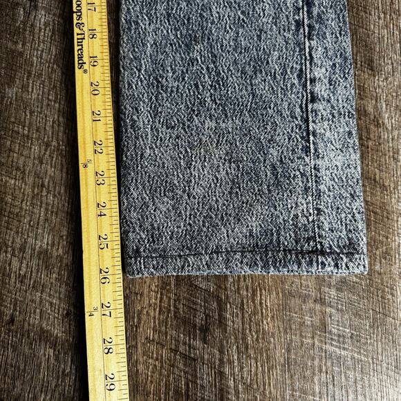 Vintage Levis Jeans Women's W31/L30 Blue Denim 501 Button Acid Wash 80s Made USA - Picture 6 of 8